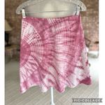 Lucky Brand  Skirt Pink Tie Dye A-Line XS Mini Boho Casual Hippie Retro Photo 1