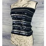 Vintage Vera Mont Tube Top Womens 10 Sequin Shine Stretch Germany Night Club Photo 3