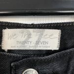 We The Free FREE PEOPLE   Black Distressed High Rise The Lasso Jeans Photo 8