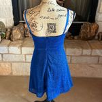 SheIn  Dark Blue Satin Dress Photo 4