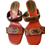 Antonio Melani Multicolor Snakeskin Sandals Photo 1