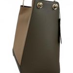 Strathberry Lana Midi Bucket Bag Leather Khaki/Caramel/Diamond NWT Brown Photo 4