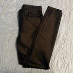 7 For All Mankind Bronze Skinny Jeans Photo 0