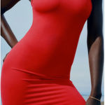 Aritzia TNA Kaplan Racerback Seamless Body Hugging Stretchy Mini Dress Medium Photo 0