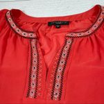 Sanctuary  Burnt Orange Sheer Long  Sleeve Shirt Size  Medium Photo 7