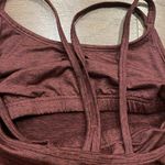 Thrive Societe Wine Heathered Double Strap Cami Photo 4