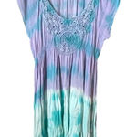 Live and let live  size M boho hippie crocheted layered dress. Photo 0