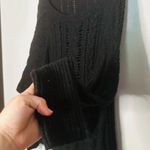 Juicy Couture Vintage Black Long Sleeve Crewneck Cable Knit Sweater size Medium Photo 5