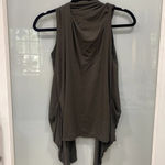 Forever 21  Women’s F21 Hunter Green Cardigan Short Sleeve Drapey Cover Up Sz M Photo 3