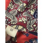 Blue‎ burgundy orange paisley bikini two piece set junior size M Blue Photo 4
