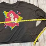 Disney Princess Ariel Crop LS Crop Top. Dark Gray. Size XL Juniors. EUC Photo 5