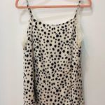 Listicle  animal print black white leopard tank blouse size small Photo 1