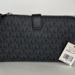 Michael Kors Black Double Zip Wristlet Purse Wallet Photo 2