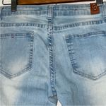 Gogo Jeans  womens size 5 distressed skinny light blue denim mid rise ankle Photo 3