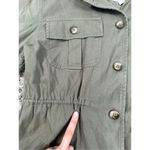 Avec Les Filles  Anthropologie Cinch Waist Utility Cargo Jacket Army Green M Photo 7