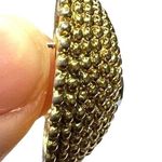 Vintage Avon Womens Earrings Dome Shaped Jewel Embellished Gold Tone Photo 6