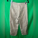 & Other Stories & other stories khaki cropped denim jeans, size 2 Photo 1