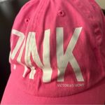 PINK - Victoria's Secret PINK Victoria’s Secret graphic signature trucker hat, adjustable,bubble gum pink Photo 2