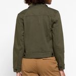 PROSPERITY Jolene Stretch Denim Jacket Olive Medium NWT STITCH FIX Green Photo 3