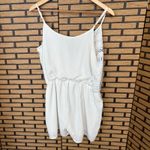 C. Luce C. Luce White Beaded Romper Size Large Photo 1