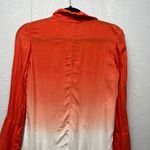 Cloth & Stone Cowgirl Dip Dye Button Front Womens Cottage Core Shirt Size Small Photo 6