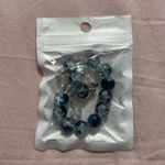 Elegant Blue and Silver Bracelet Photo 1