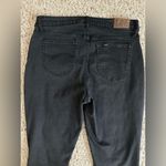 Lee  Women's Size 12 Black Regular Fit Bootcut Mid Rise Dark Stretch Denim Jeans Photo 5