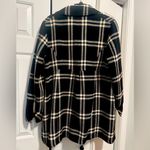 Apt. 9  black white plaid pea coat XL Photo 2