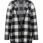 Talbots Plaid open front cardigan. XL Petite Photo 0