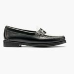 NEW G.H. Bass Whitney Weejuns Loafers Black White Leather 5.5 Photo 3