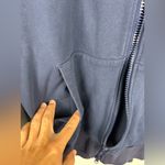 Nap Loungewear Full Zip Oversized Hoodie Sweatshirt Navy Blue Women’s Sz XXS Photo 8