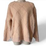 Fuzzy Diamond Sweater‎ Pink Photo 1