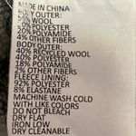 prAna Aya Gray Wool Cable Knit Long Sleeve Yoga Activewear Top Sweater Size XS Photo 3