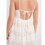 Aerie Tie Dye Maxi Dress White Size Small Ethereal Goddess Summer Bohemian Beach Photo 9