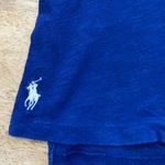 Ralph Lauren Polo‎ by  Women’s Size Medium Blue Cotton Jersey V Neck Hi/Low Tee Photo 6