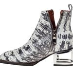 Jeffrey Campbell  Boone Snake Print Booties Photo 0