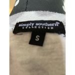 Simply Southern Simply Southern Womens Tunic Size Small Gray Leopard Print Sequined Elbows Top Photo 5