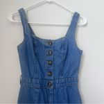 Sincerely Jules Wide Leg Denim Romper Size Small Blue Photo 2
