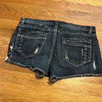 Mudd  Blue White Flower Lace Distressed Short Jean Denim Shorts Juniors 13 Photo 5