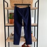 Eileen Fisher Mid-Rise Navy Knit Pull On Cropped Pant Trouser, XS Photo 3