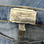 Current/Elliott  Denim Women’s Size 23 0 Blue Wash Cropped Flip-Flop Fray Jeans Photo 5
