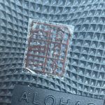 ALOHAS Marshmallow Shimmer Metallic Silver Leather Chunky Sandals Sz 39 EU Photo 10