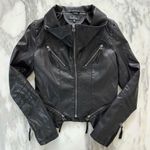 Lulus Up on a Tuesday Black Vegan Leather Jacket • Sz S • NWOT Photo 12