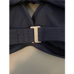 Athleta  Navy Blue Halter‎ Bikini Swim Top Size 32 B/C Medium Photo 3