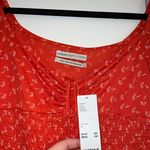 Urban Outfitters Red Cropped Long Sleeve Photo 1