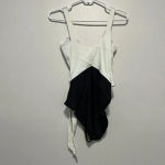 Summersalt  The Perfect Wrap‎ One-Piece in Sea Urchin & White Sand Size 2LT Photo 4