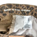 American Eagle Womens Size 6 Leopard Print Super Hi Rise Jegging Skinny Jeans Photo 5