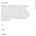 Buck Mason  Black High Waisted Dad Short Photo 3