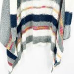 Lovestitch Fall Lagenlook Striped Open Front Wool Blend Knit Cardigan Size S Photo 5