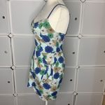 Solemio  Blue Floral Dress Size Small Photo 8